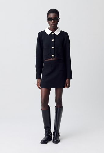 Jupe maille trapèze courte - Claudie Pierlot - Modalova