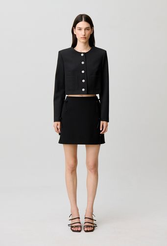 Veste courte boutons bijoux - Claudie Pierlot - Modalova