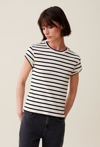 T-shirt manches courtes marinière - Claudie Pierlot - Modalova