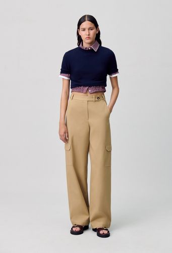 Pantalon cargo droit large - Claudie Pierlot - Modalova