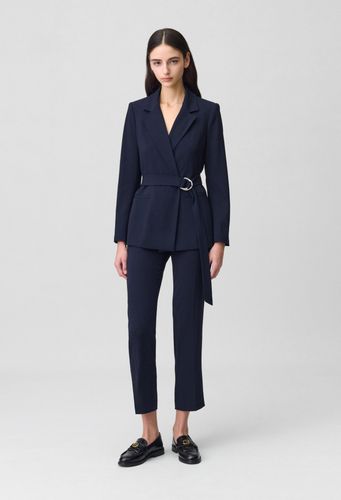 Veste tailleur ceinturée - Claudie Pierlot - Modalova