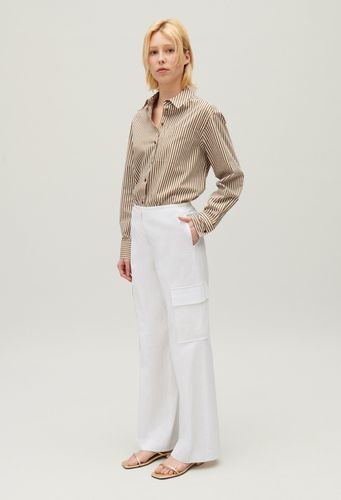 Pantalon cargo blanc - Claudie Pierlot - Modalova