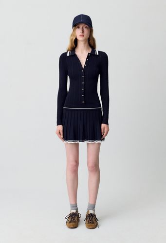 Robe maille chemise - Claudie Pierlot - Modalova