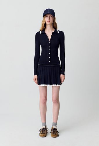 Robe maille chemise - Claudie Pierlot - Modalova