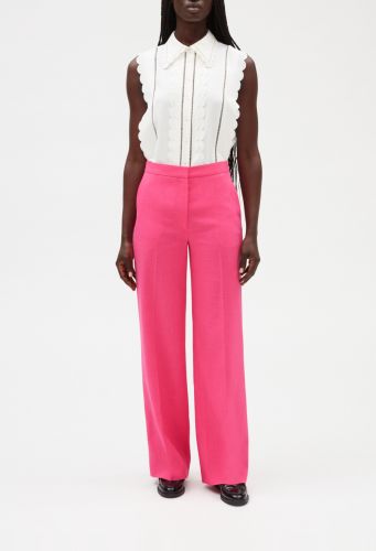 Pantalon large rose - Claudie Pierlot - Modalova