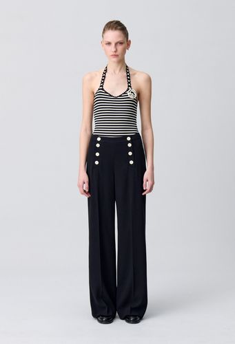Pantalon droit à pont - Claudie Pierlot - Modalova