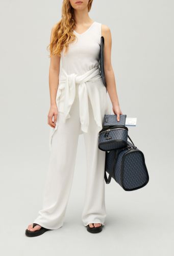 Pantalon fluide maille - Claudie Pierlot - Modalova