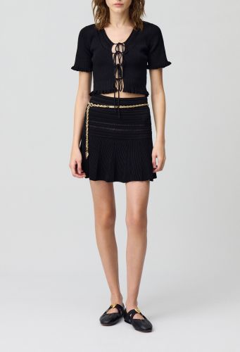 Top noeuds maille fine - Claudie Pierlot - Modalova