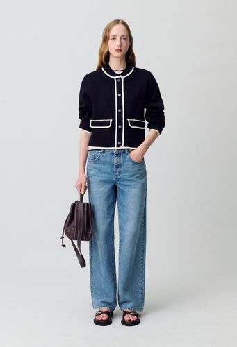 Cardigan épais bicolore - Claudie Pierlot - Modalova