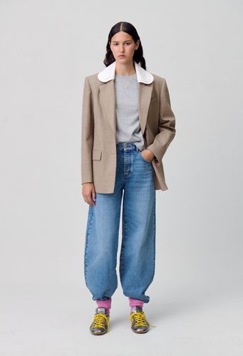 Veste droite tailleur carreaux - Claudie Pierlot - Modalova