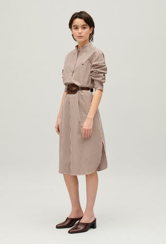 Robe longue rayures bronze - Claudie Pierlot - Modalova