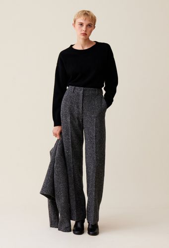 Pantalon tailleur laine gris - Claudie Pierlot - Modalova