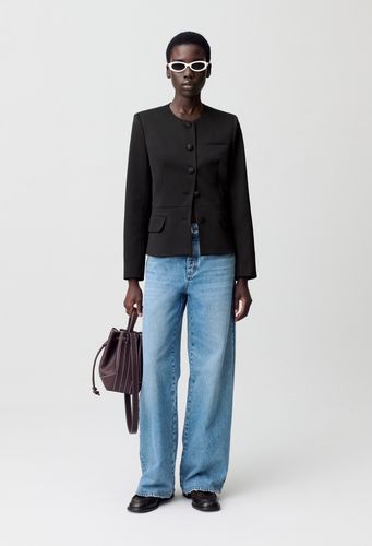 Veste cintrée satinée - Claudie Pierlot - Modalova