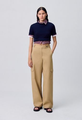 Pantalon cargo droit large - Claudie Pierlot - Modalova