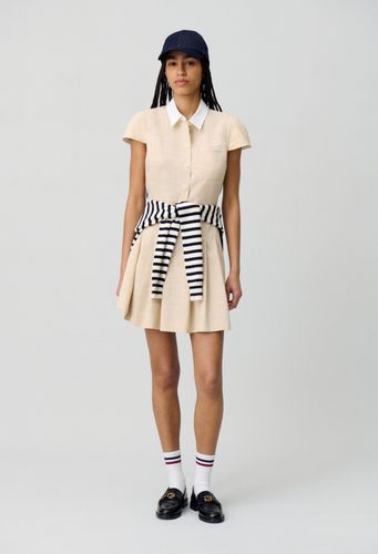 Robe courte plissée - Claudie Pierlot - Modalova