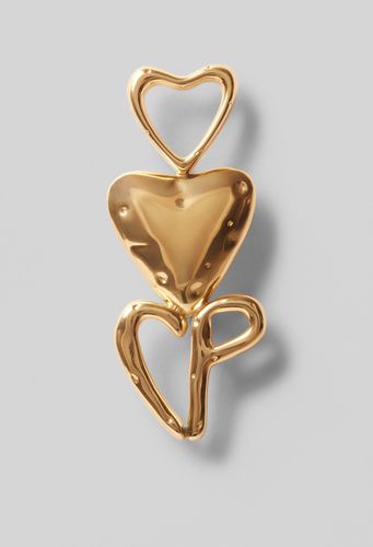 Broche dorée caur - Claudie Pierlot - Modalova