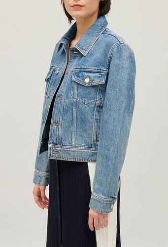 Veste droite jean bleu - Claudie Pierlot - Modalova