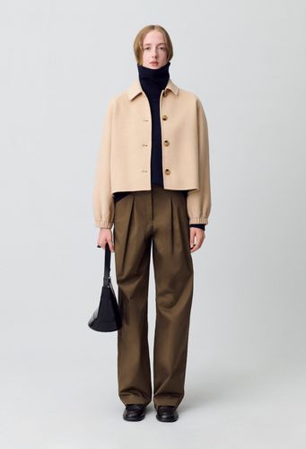 Veste courte col chemise - Claudie Pierlot - Modalova