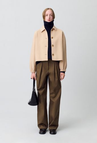 Veste courte col chemise - Claudie Pierlot - Modalova