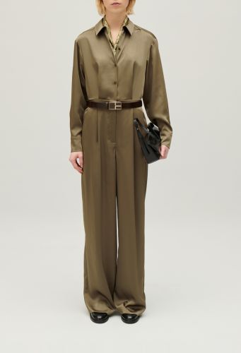 Combinaison pantalon kaki - Claudie Pierlot - Modalova