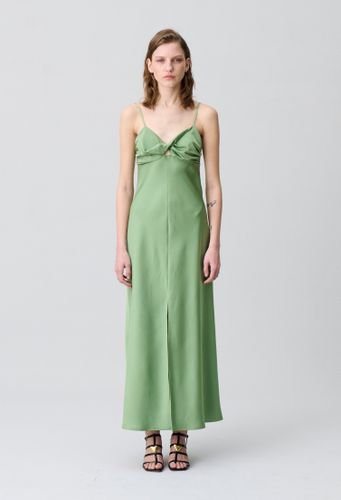 Robe longue satinée - Claudie Pierlot - Modalova