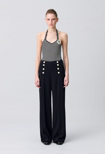 Pantalon droit à pont - Claudie Pierlot - Modalova