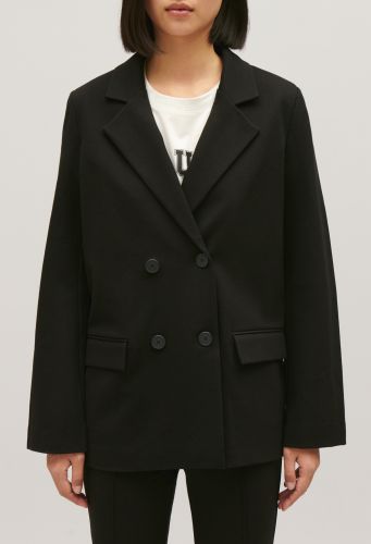 Veste tailleur oversize noir - Claudie Pierlot - Modalova