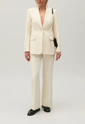 Veste tailleur ivoire - Claudie Pierlot - Modalova