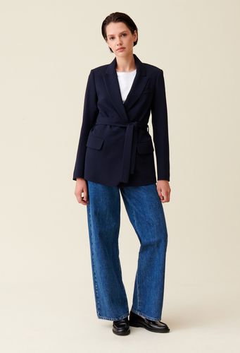 Veste tailleur bleu marine - Claudie Pierlot - Modalova