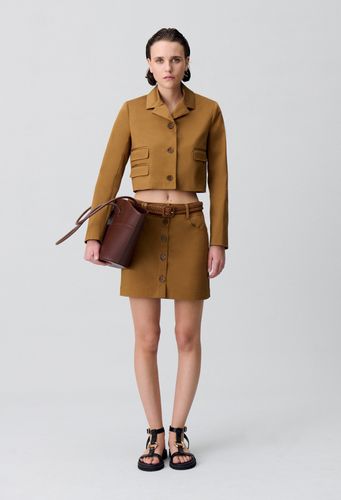 Veste courte col tailleur - Claudie Pierlot - Modalova