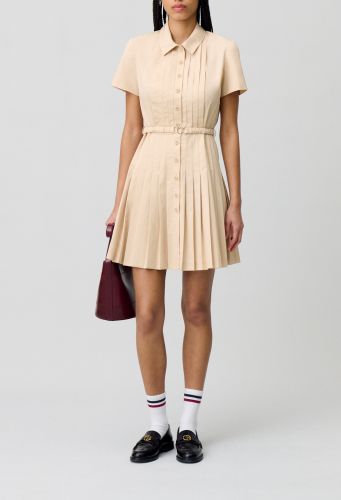 Robe courte boutonnée - Claudie Pierlot - Modalova
