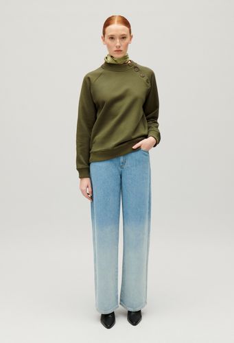 Sweatshirt boutons - Claudie Pierlot - Modalova