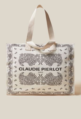 Sac cabas coton recyclé - Claudie Pierlot - Modalova