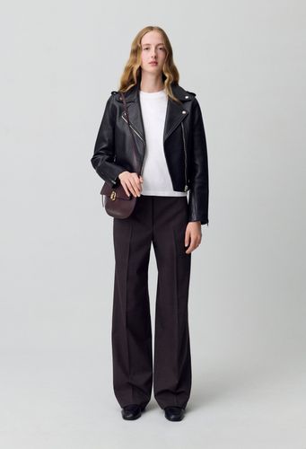 Blouson cuir - Claudie Pierlot - Modalova