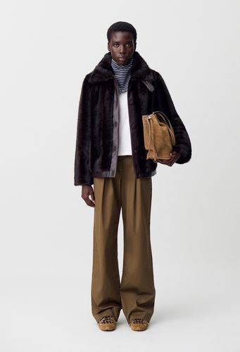 Manteau fausse fourrure - Claudie Pierlot - Modalova