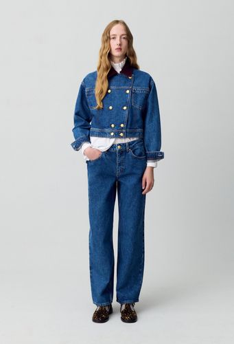 Blouson perfecto jean - Claudie Pierlot - Modalova