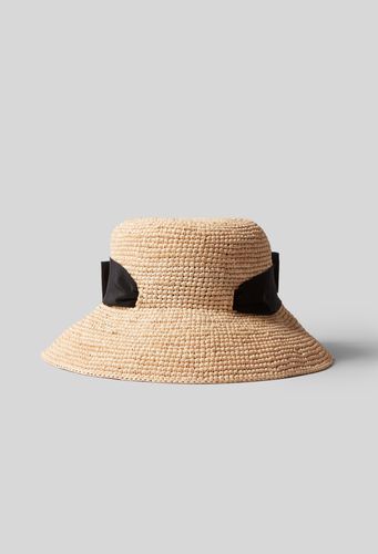 Chapeau raphia ruban - Claudie Pierlot - Modalova