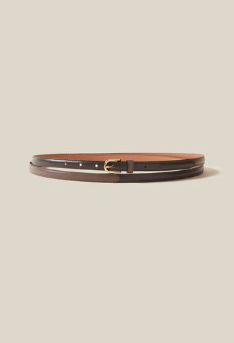 Ceinture fine cuir - Claudie Pierlot - Modalova