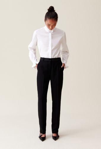 Pantalon tailleur coupe cigarette - Claudie Pierlot - Modalova