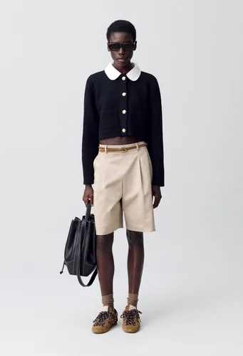 Cardigan court col amovible - Claudie Pierlot - Modalova