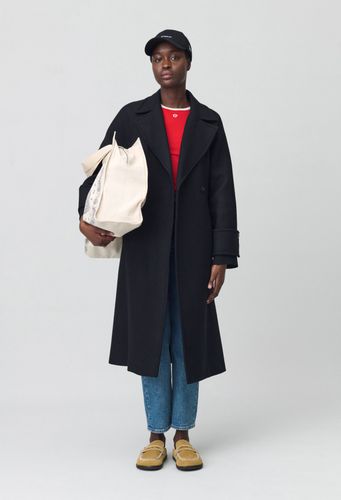 Manteau mi-long laine mélangée - Claudie Pierlot - Modalova