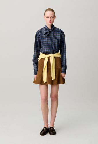 Chemise popeline col foulard - Claudie Pierlot - Modalova