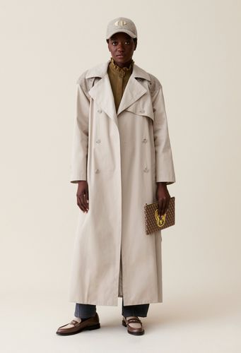 Trench long bi-matière - Claudie Pierlot - Modalova