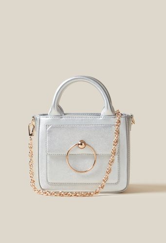 Sac Anouck nano argenté - Claudie Pierlot - Modalova