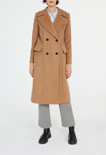 Manteau long croisé - Claudie Pierlot - Modalova