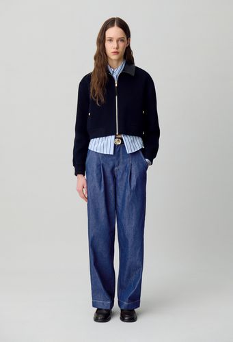 Jean denim brut droit - Claudie Pierlot - Modalova