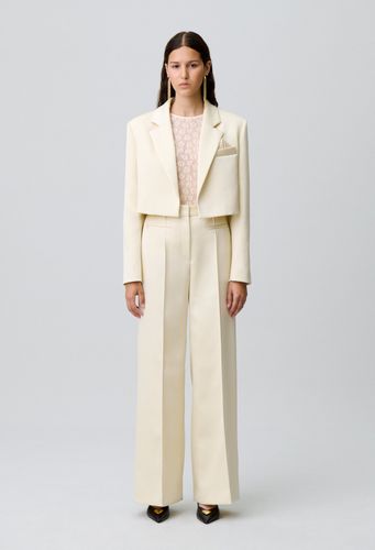 Veste satinée tailleur - Claudie Pierlot - Modalova