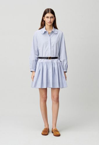 Robe babydoll à carreaux - Claudie Pierlot - Modalova