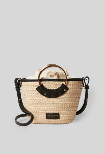 Petit sac panier tressé et anneau - Claudie Pierlot - Modalova