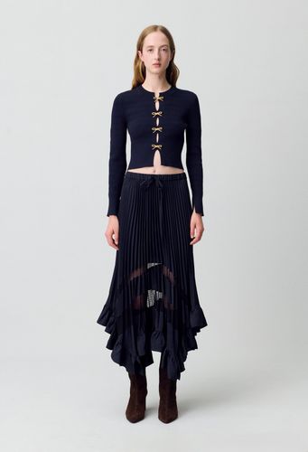Jupe midi plissée et asymétrique - Claudie Pierlot - Modalova